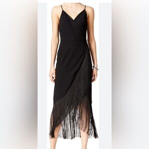 RACHEL Rachel Roy Women's Fringe Midi Dress Size 6 Medium.